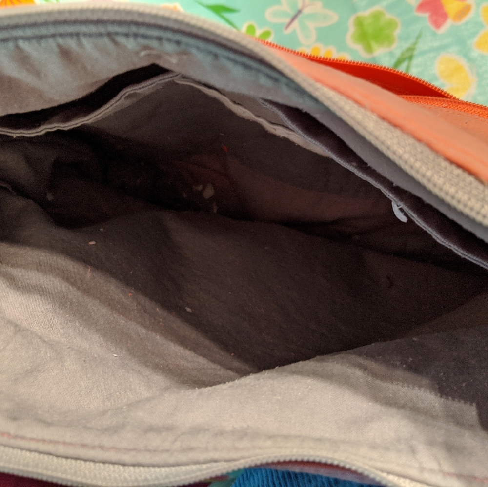 Salmon colored crossbody purse. - Picture 2 of 3